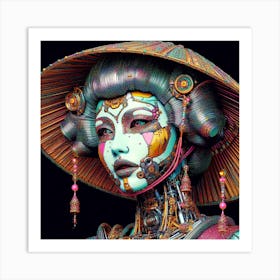 Asian Woman 3 Art Print