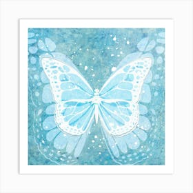 Blue Butterfly Art Print