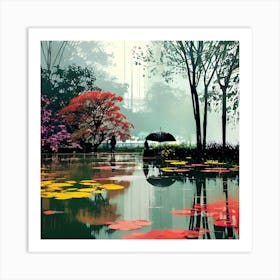 Lily Pond 1 Art Print