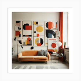 Modern Living Room 9 Art Print