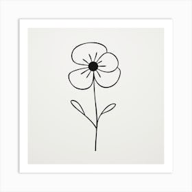 Poppy Flower Art Print