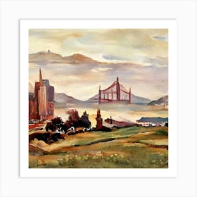 Golden Gate Bridge Art Print