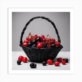 Red fruits are tastier Art Print