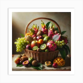 Fruit Basket Art Print