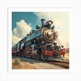 Steam Locomotive 1 Art Print