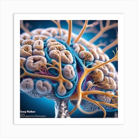 Brain Anatomy 2 Art Print