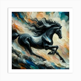 Galloping Horse 001 001 Copy Art Print