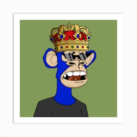 King Of The Monkeys Art Print