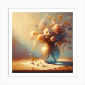 Flowers In A Vase 19 Art Print