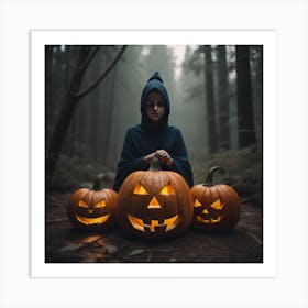 My pumpkins Holloween  Art Print