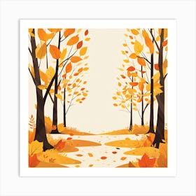 Autumn Background Art Print