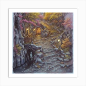 Road To The Castle Art Print