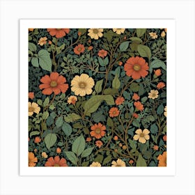 Floral Pattern 6 Art Print