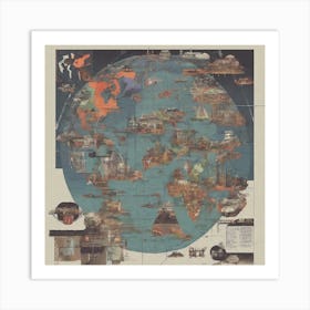 World Map Art Print