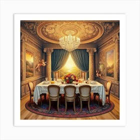 Dining Room Art Print