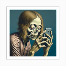 Cellphone Goon Art Print