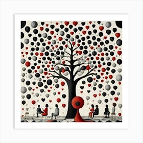 Tree Of Love Art Print