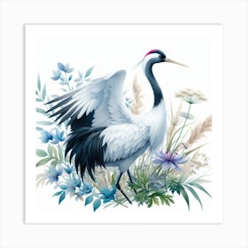 Crane 2 Art Print