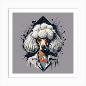 Poodle Art Print