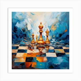 Chess Pieces 1 Art Print