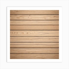 Wooden Planks Background 1 Art Print
