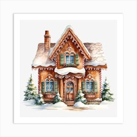 Gingerbread House 8 Art Print
