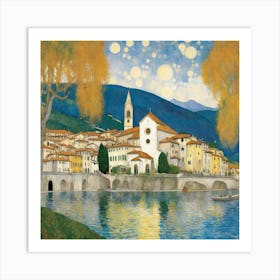 Kirche In Cassone, Gustav Klimt 22 Art Print