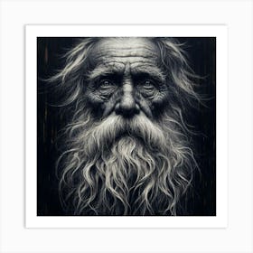 Old Man With Beard 3 Art Print