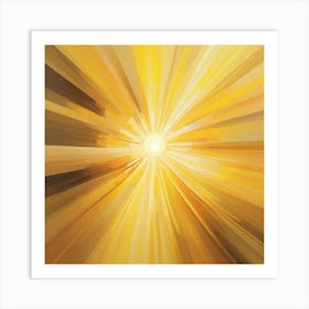 Sunburst Canvas Art Art Print