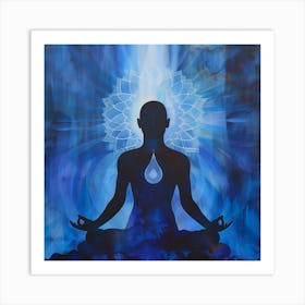 Throat Chakra (Vissudha) 3 Art Print