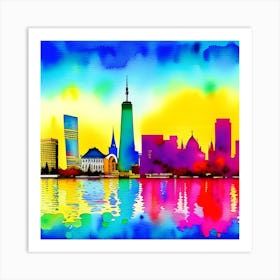 New York City Skyline Art Print