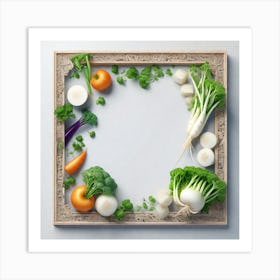 Frame Of Vegetables 1 Art Print