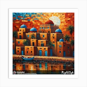 Egyptian Sunset Art Print