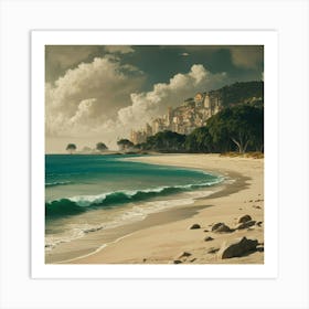 So Paulo Beach Art Print