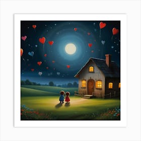 Night sky Art Print