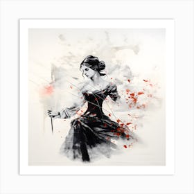 Ink and grace Art Print