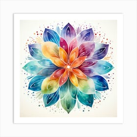 Watercolor Flower 6 Art Print