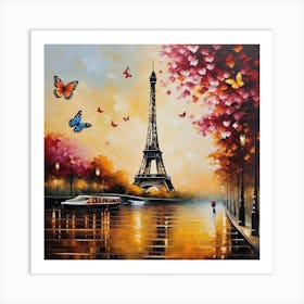 Paris Eiffel Tower 92 Art Print