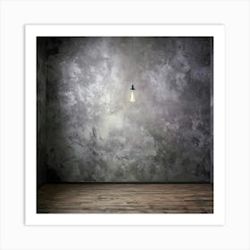 Empty Room With Light Art Print