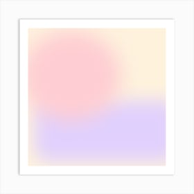 Blurred Square - Spring I Art Print