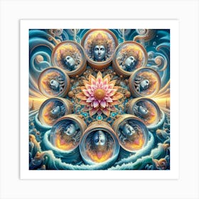 Lotus Flower Art Print