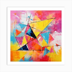 Juangisme Mindless Journey Abstract Art #6 Art Print