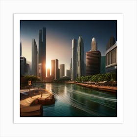 Cityscape Art Print