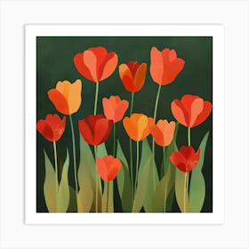 Tulips 19 Art Print