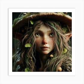 Elven Girl Art Print