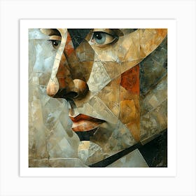 Abstract Portrait Of A Woman 11 Art Print