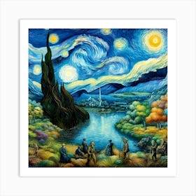 Starry Night 14 Art Print