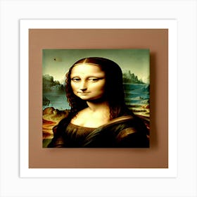 Sassy Mona Lisa Art Print Art Print