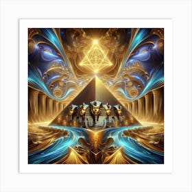 The Magic of the Pyramids: Unlocking Egypt's Mystical Legacy Art Print