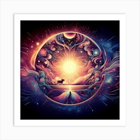 Psychedelic Painting 1 Art Print